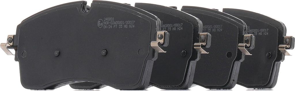 METELLI Bremsbeläge Satz Vorne Bremsklötze für LAND ROVER Range Rover Evoque (L538) 22-1250-0