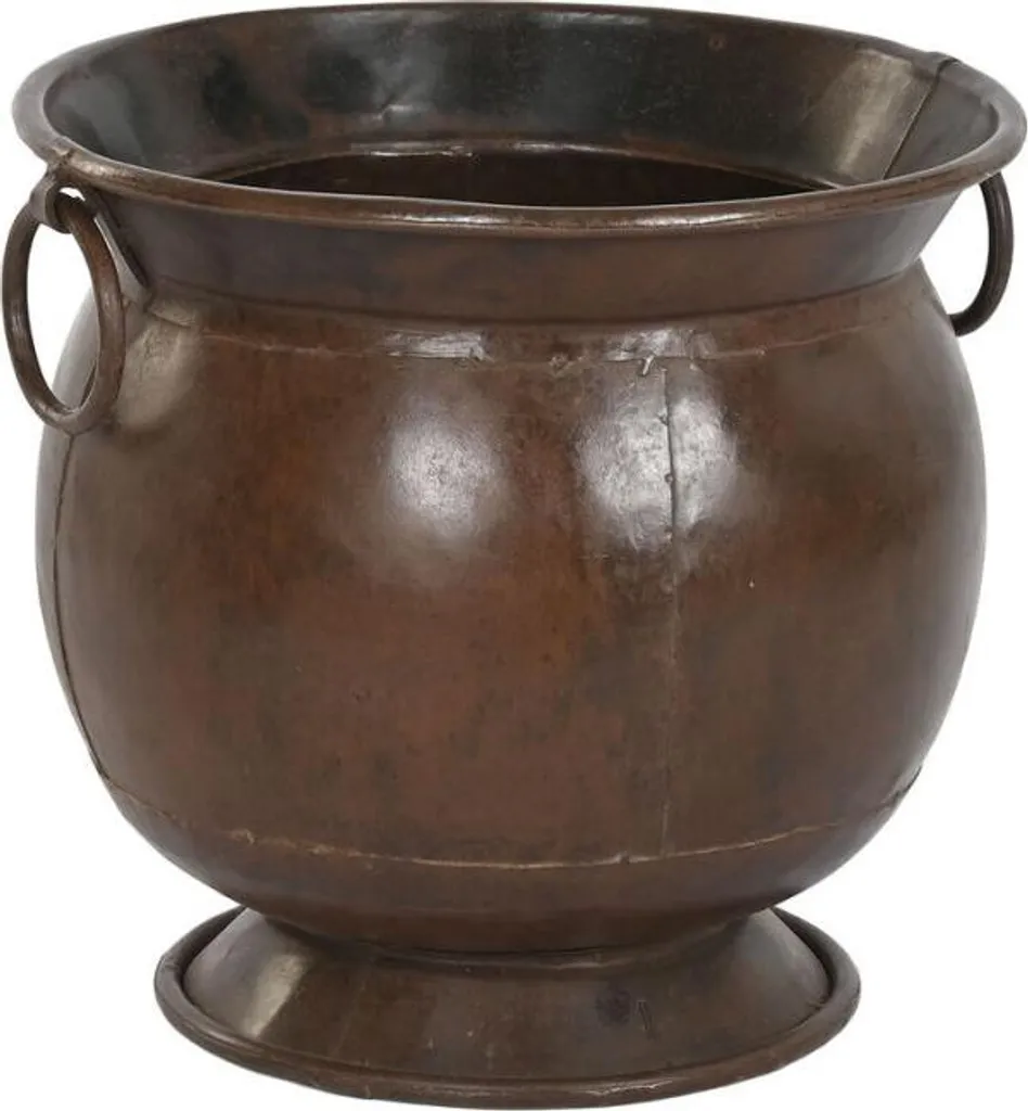 Vase en Fer Forgé Marron ESPRIT 46 cm - Finition Artisanale Haute Qualité