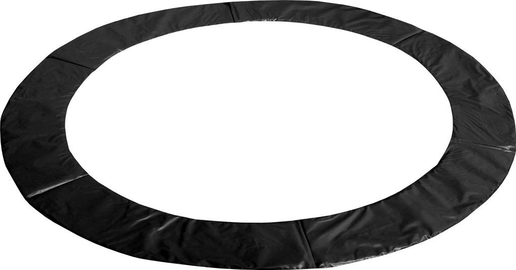 Aga Trampolin Randabdeckung 244 cm 8 ft Schwarz, Randschutz, Trampolinzubehör, Federabdeckung für Trampolin