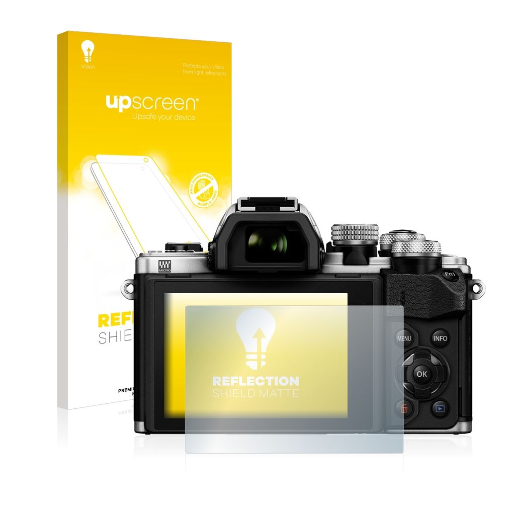 upscreen Schutzfolie für Olympus OM-D E-M10 Mark II Displayschutz Displayschutzfolie Folie Matt Entspiegelungsfolie