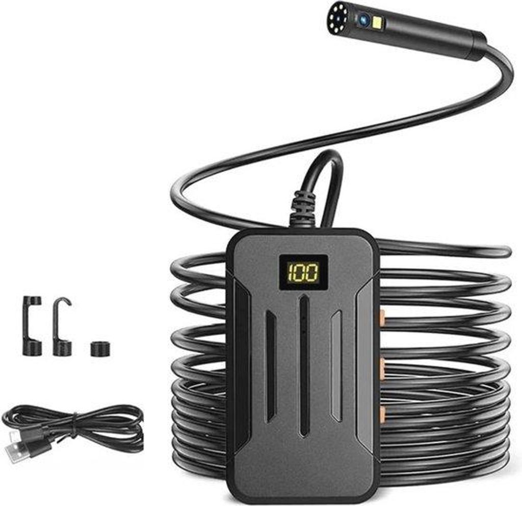 Endoskop-Kamera für Inspektion und Wartung von Rohren und Geräten - 10m, 8mm