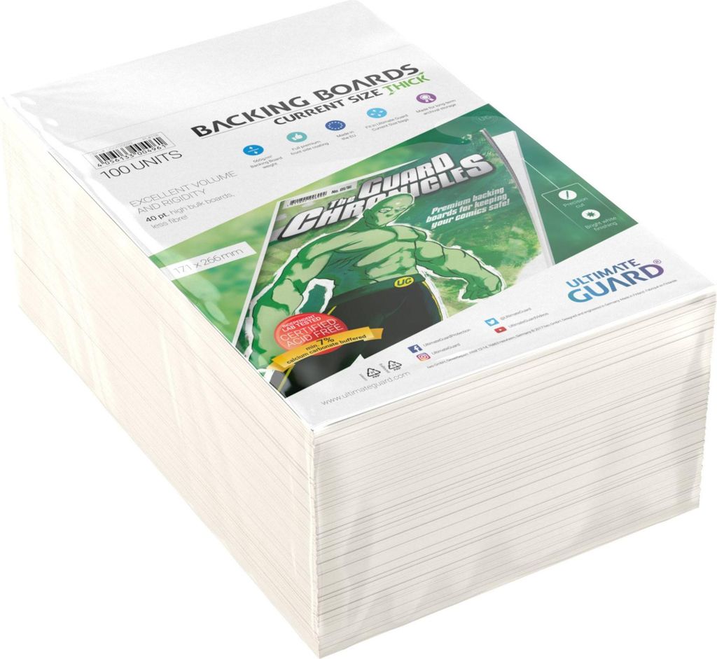 Ultimate Guard Comic Backing Boards Thick Aktuální velikost Obrázek produktu 
