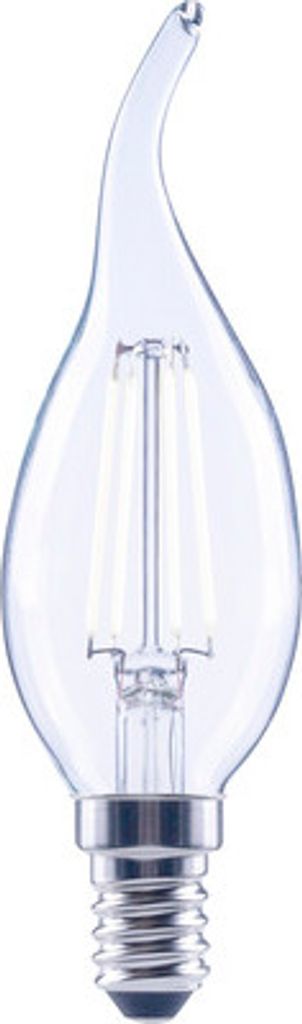 FLAIR LED Kerzenlampe dimmbar CL35 E14/2,2W(25W) 250 lm 4000 K neutralweiß klar Windstoß Kerzenlampe