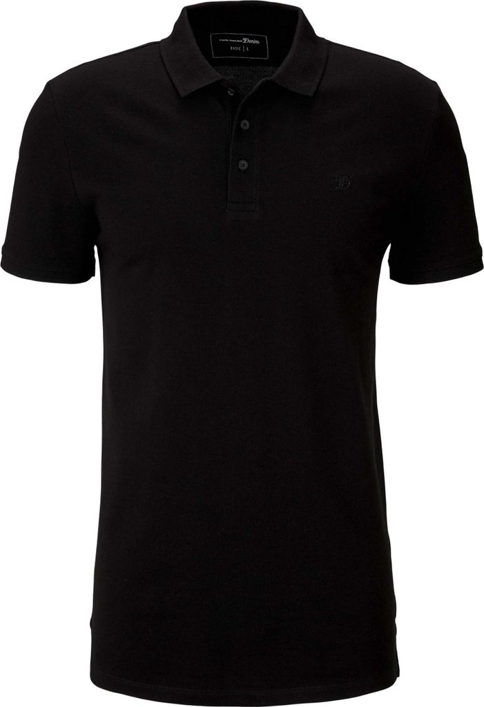 Tom Tailor Poloshirt Basic Polo Polohemd Chest Artwork