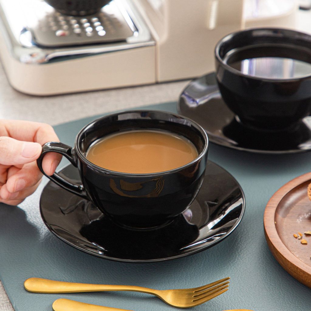 Tassen Set Porzellan, LOVECASA 6-teilige Kaffeetassen mit Produktbild 8