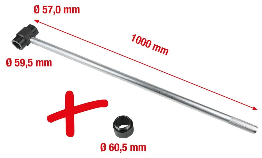 Jeu de 5 clés de maintien d'amortisseur de vibrations pour moteurs BMW