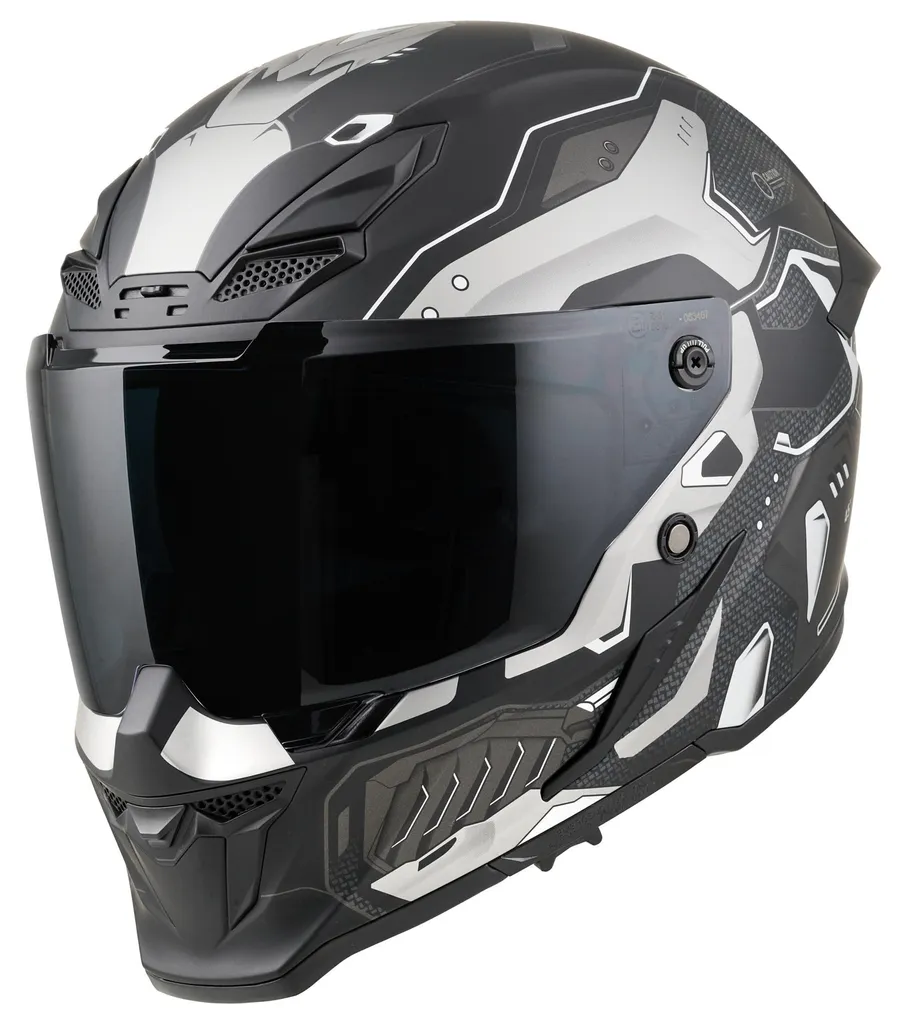 Casque de Moto Intégral Bogotto Blade Berserk XL avec Visière Solaire