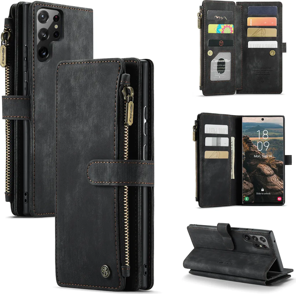 Cover Samsung S22 Ultra 5G Business Portafoglio - Protezione Totale