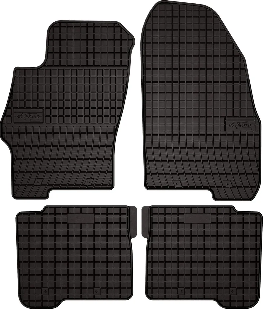 Set Tappeti Gomma Fiat Linea Berlina 2009-15 - Protezione Premium Nera