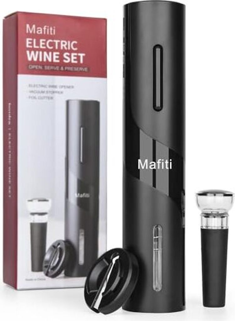 Elektrisches Weinflaschenöffner-Kit, Kabelloser Elektrischer Korkenzieher, Automatischer Flaschenöffner Schnurlos Weinöffner, Korkenzieher Set