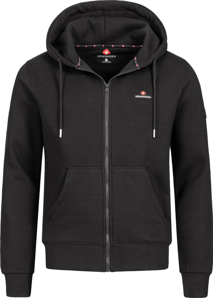 Höhenhorn Katan Herren Hoodie Pullover Schwarz Gr. L Produktbild 