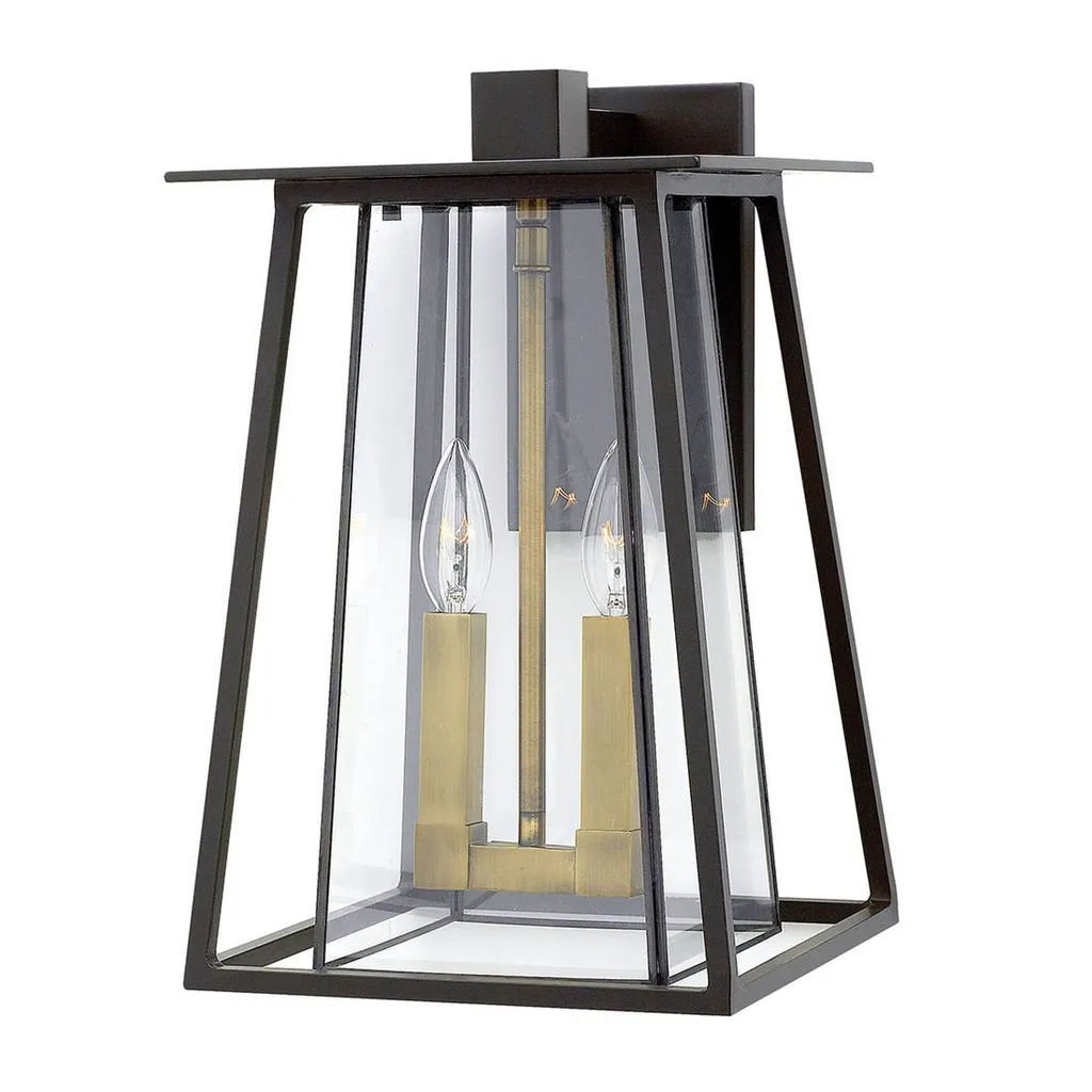 Applique murale extérieur anti-corrosion Bronze Walker Hinkley E14