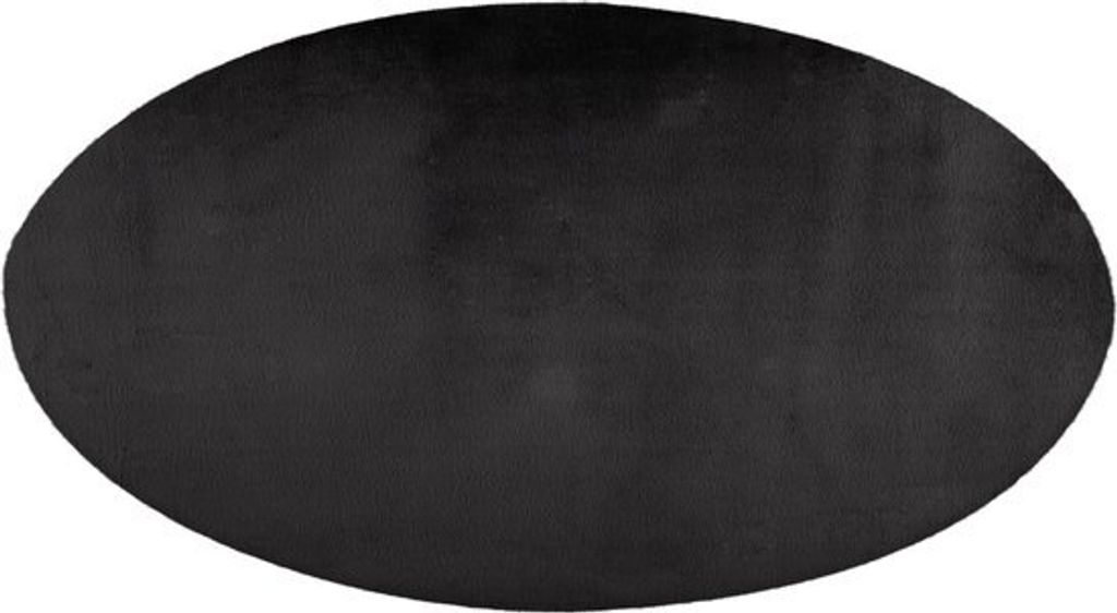 Lalee Paradise - RUND Super soft - Hochflor - Teppich - Flauschig - bequem Teppich - Teppich - 120x120 cm RUND ANTHRAZIT