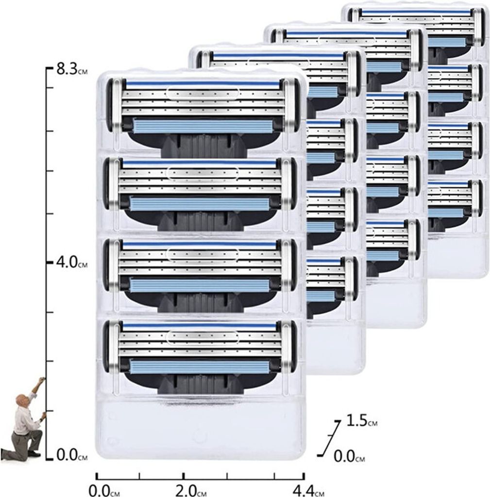 UENXRXE Ersatzklingen Für OneBlade Rasierer – Schnell Wechseln & Immer Scharf