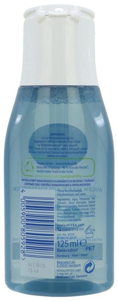Nivea Sanfter Augen Make-up Entferner 125 ml