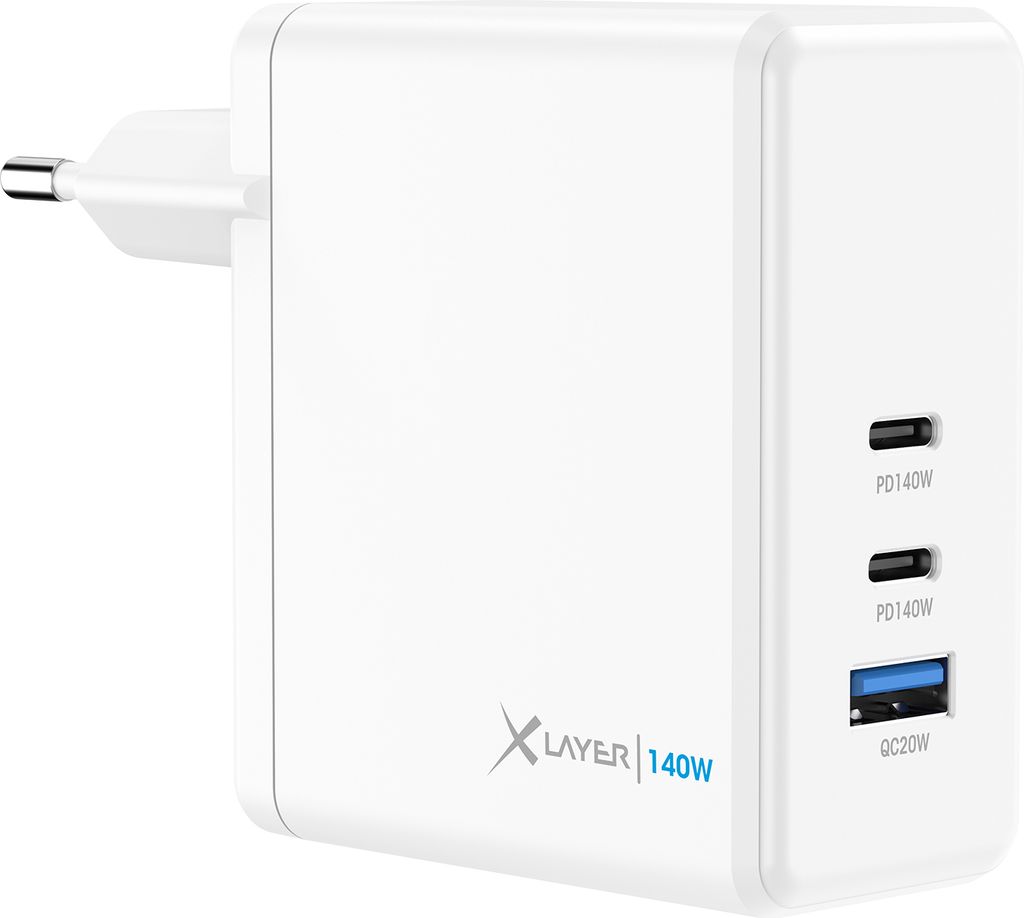 Xlayer Powercharger USB-C Schnellladegerät I 140W PD I GaN Produktbild 