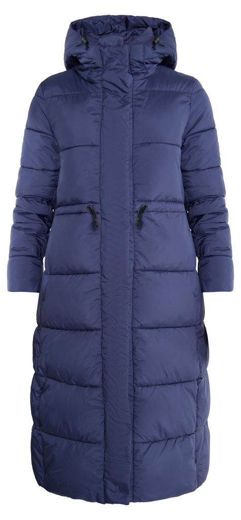 Mutha Damen Steppmantel - dunkelblau, XXL