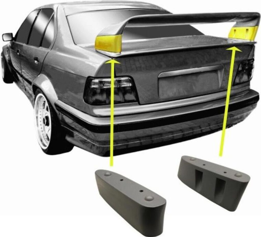 Spoiler Heckspoiler Dachspoiler ADAPTER paßt für BMW 3er Produktbild 