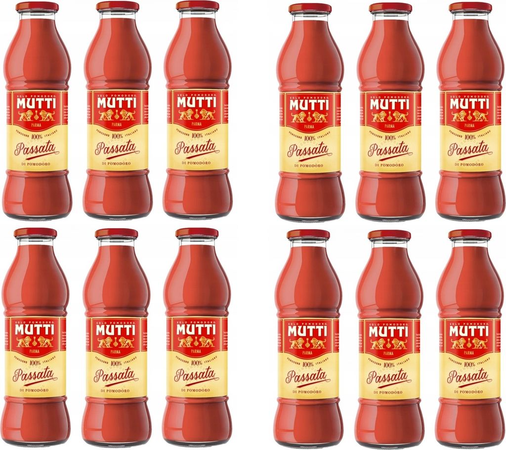 Italienische Tomatenpassata - Mutti großes Set 12x700g Produktbild 