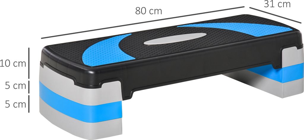 HOMCOM Stepping board aeróbny stepper výškovo nastaviteľný Obrázok produktu 3