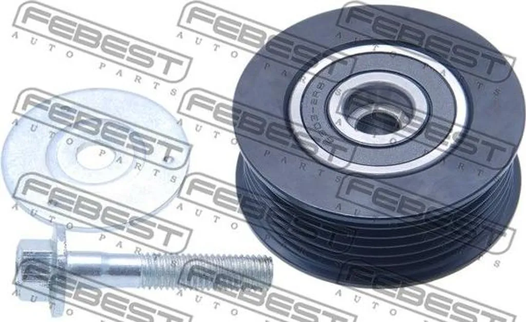 Poulie de renvoi FEBEST 0588-GL pour Mazda 3 6 CX-5 OE L51015930A