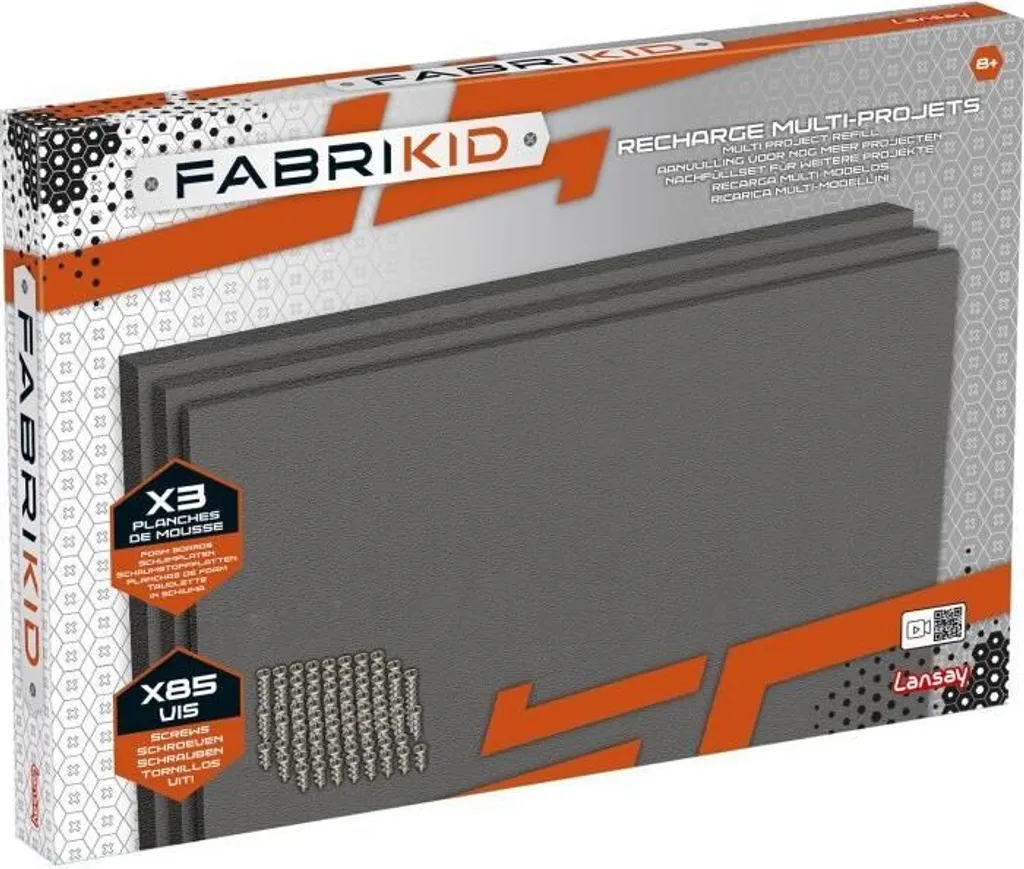 Kit Multi-Projects Fabrikid Lansay - 50 Pièces de Montage sans Danger