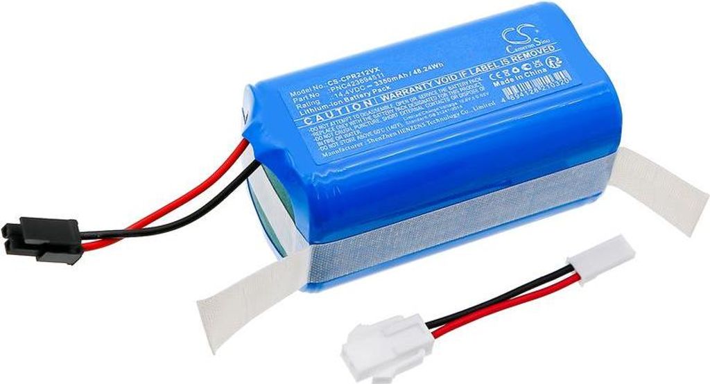 Akku für Concept VR2020, VR2110, VR3105, 3350 mAh, Li-Ion