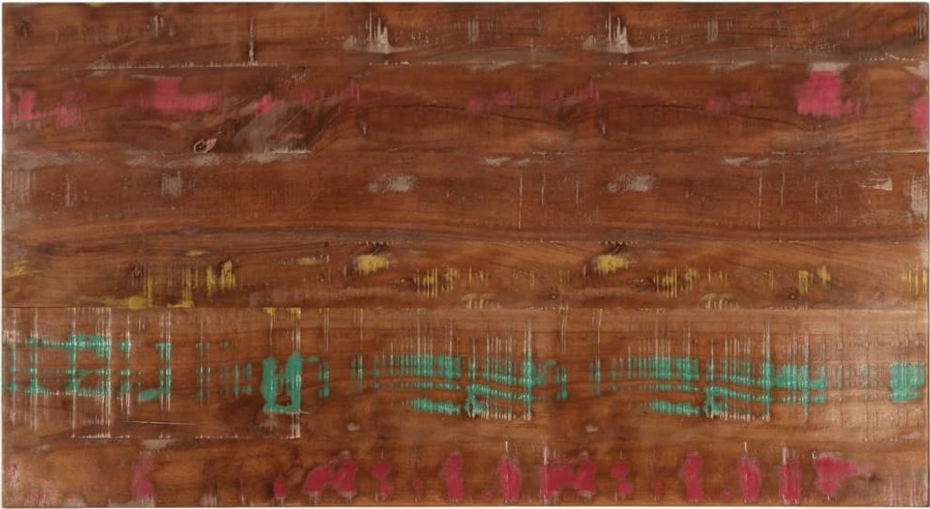 Tischplatte 120x60x2,5 cm Rechteckig Altholz Massiv