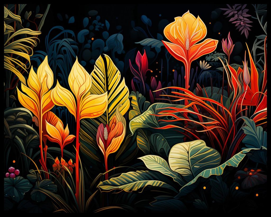 Plakat 76x60,5cm Tropische Symphonie