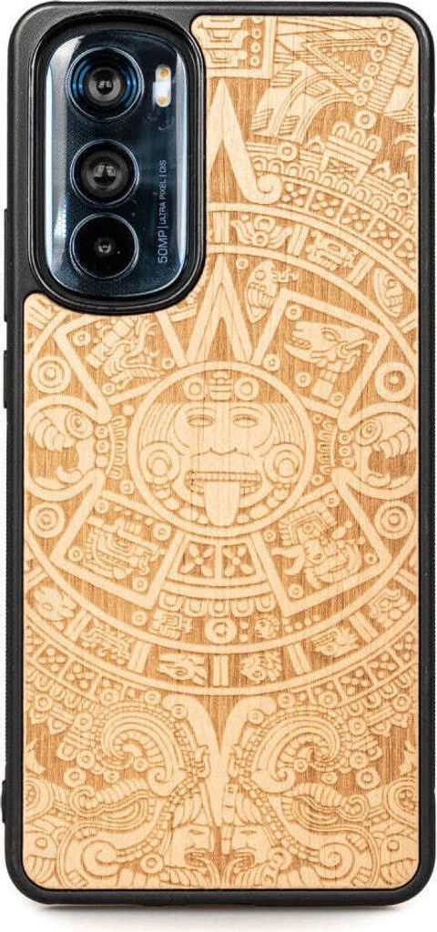 Holzhülle Bewood Bewood Motorola Edge 30 Aniegre Aztekischer Kalender