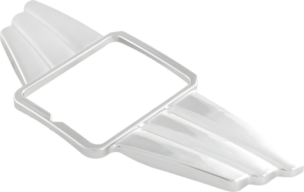 Kaskadenzierflügel SIP Style 36x47mm chrom selbstklebend für Vespa LX, LXV, S, GTS, GTS Super, GTV, GT 60, GT, GT L 50-300ccm