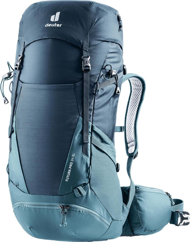 Deuter Futura Pro 34 SL, Oben, Wandern, Bergsteigen, Blau, Produktbild 