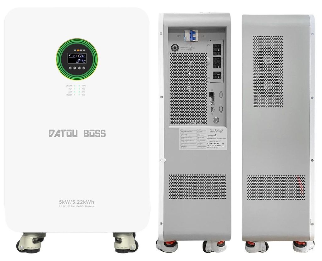LiFePO4 Energiespeicher-Batterie - DT-5052 - Kapazität 5,22 kWh, 51,2 V 102 Ah - All-in-One Für Wohnmobil - 6000 Zyklen - 100 A Entladung, 50 A L...