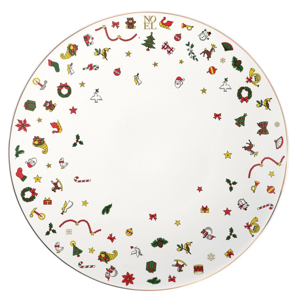 Taitù Noël Oro - Teller flach 28 cm