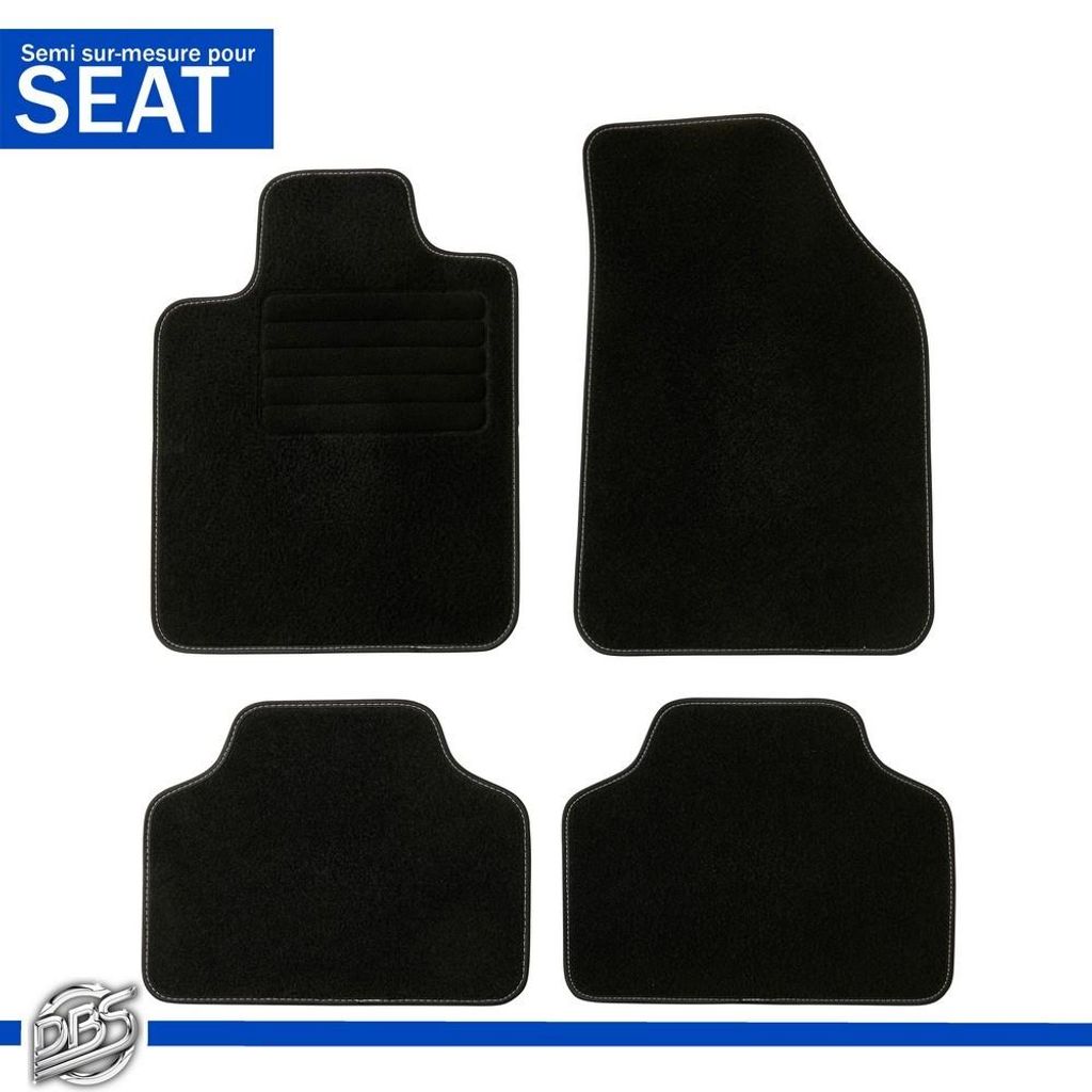 DBS Universal-Fußmatten 017800350190 Vorne und Hinten Textil für SEAT