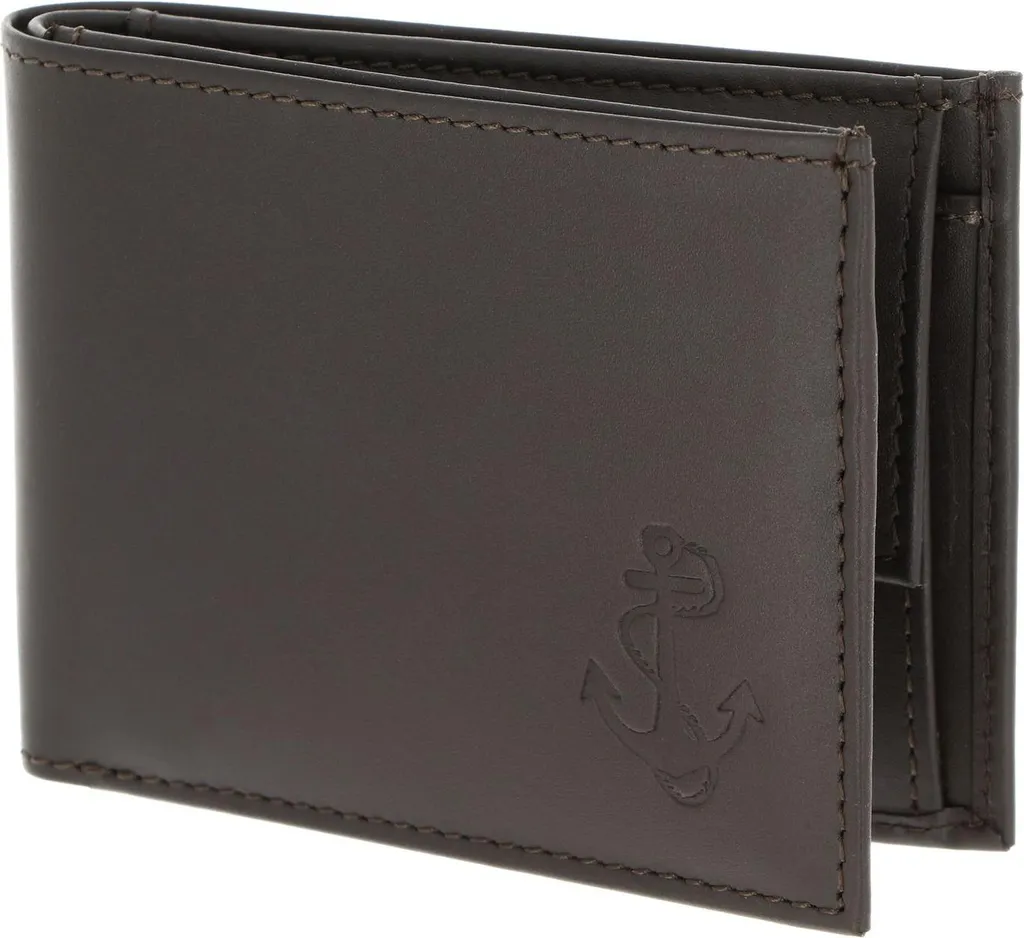 Portafoglio Uomo Oxmox Freedom Anchor Pelle Marrone - Stile e RFID