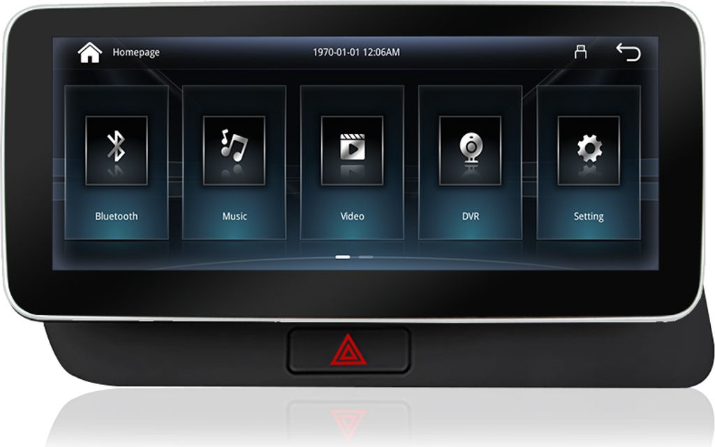 Autoradio Android 10.25" Pour Audi Q5 2013-2016 - 4Go/64Go - CarPlay/Android Auto Sans Fil - 4G - 2