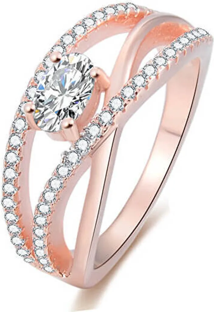 Anello AGG331 Argento 925 Oro Rosa 54 mm | Caratteristiche Tecniche