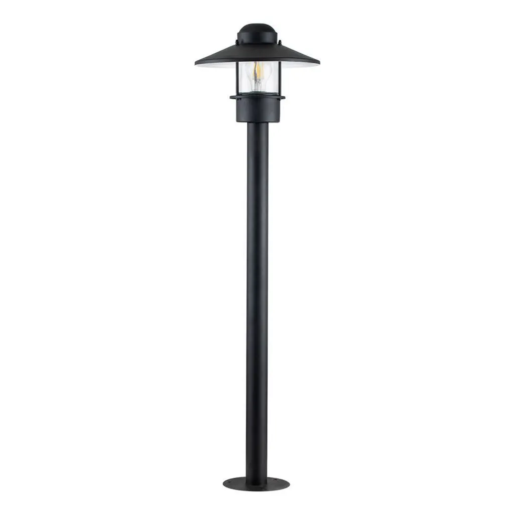 Luminaire extérieur noir E27 Klampenborg Elstead en acier robuste 60W