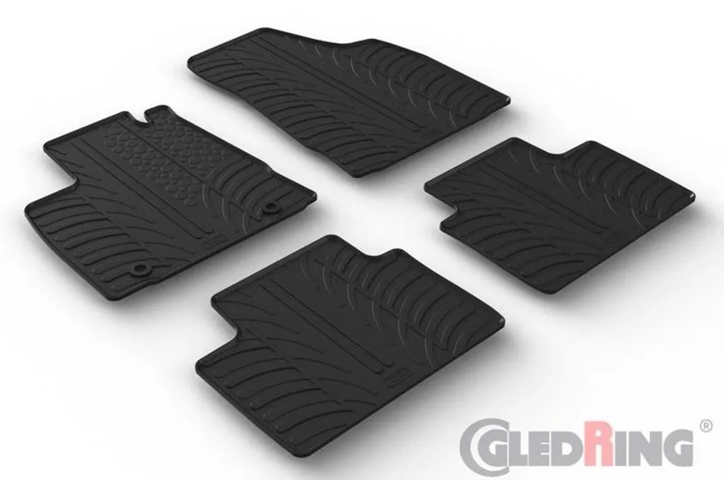 Tapis de sol automobile en caoutchouc noir pour MG 3 2024 Hybride Plus