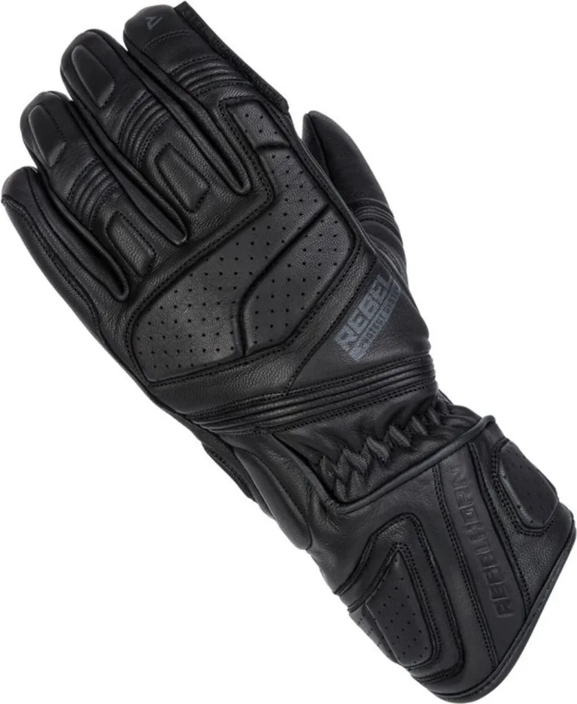 Gants de moto touring Rebelhorn Hike II en cuir respirant