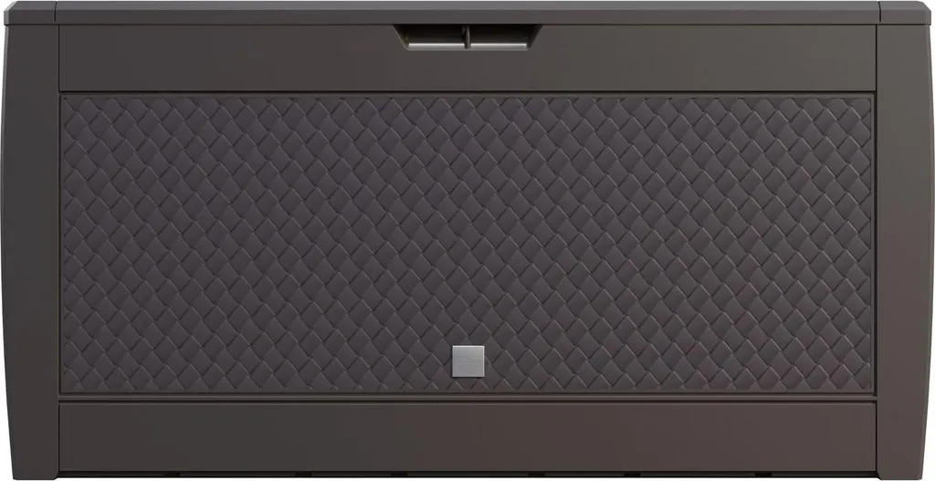 Boîte de rangement 310L pour coussins marron résistante aux intempéries - 3