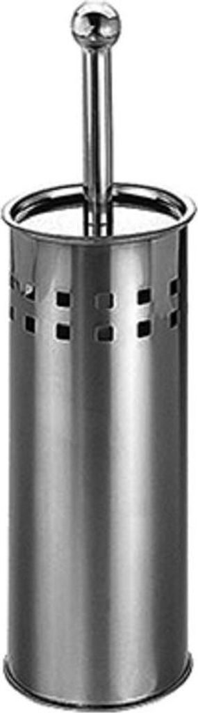 Toilettenburste - Edelstahl - inklusive Halter - 38 cm