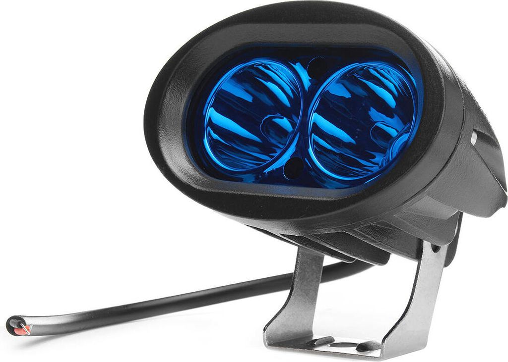 9-60V DC 20W blau Licht wasserdicht LED Scheinwerfer Edelstahl Gabelstapler Warnleuchte