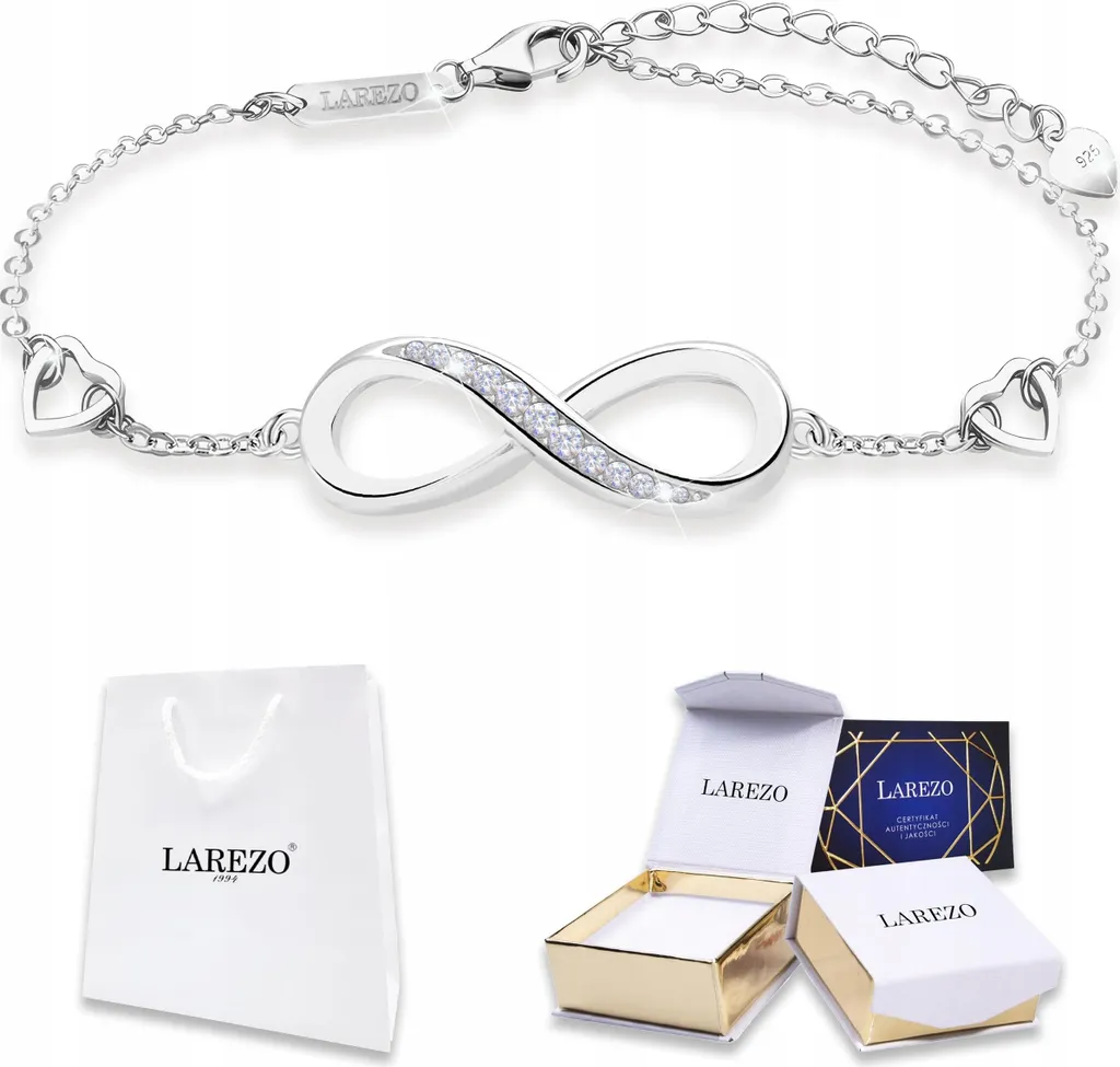 Regalo Donna Perfetto: Bracciale Infinito Argento 925 For Ever Love