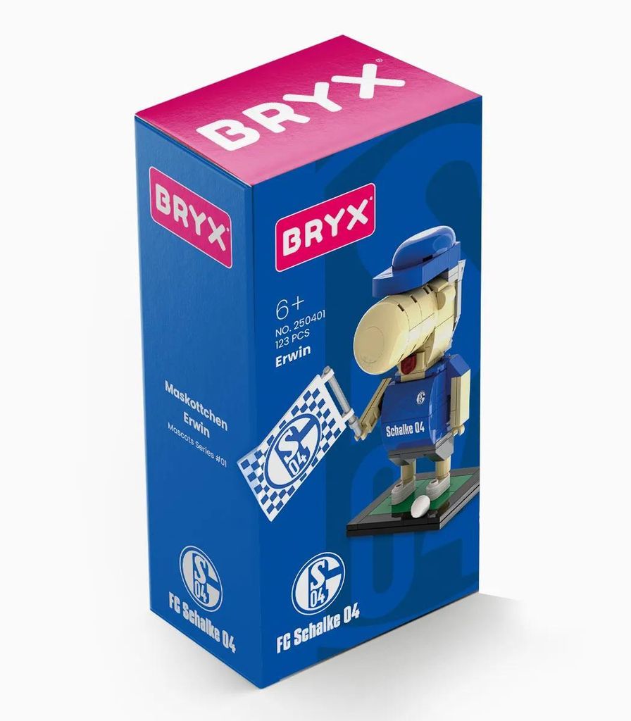 BRYX FC Schalke 04 Maskottchen Erwin Klemmbaustein Set 123 Produktbild 