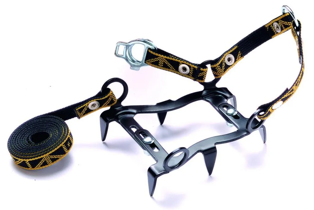 Petzl Crab 6 - Crampons de randonnée glaciaire robustes et légers