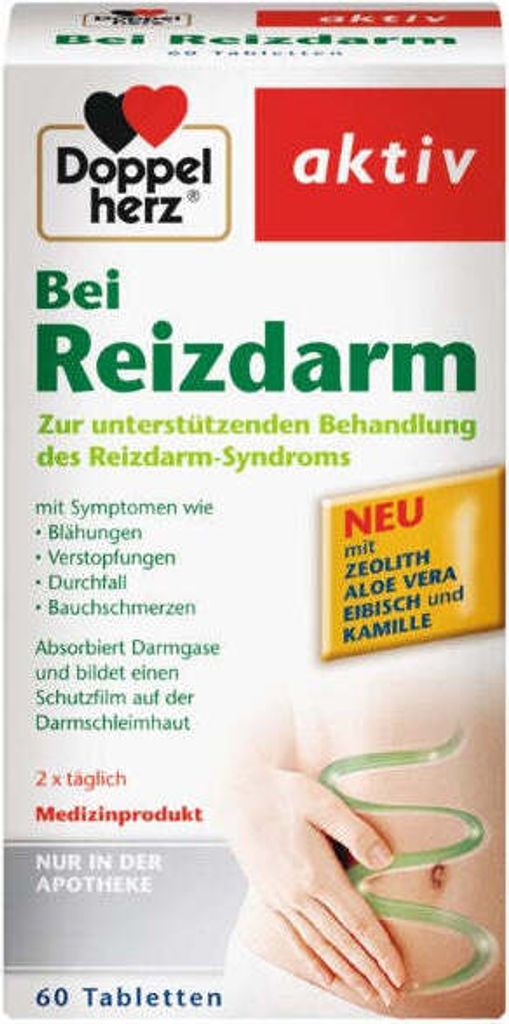 Doppelherz aktiv bei Reizdarm Tabletten, 60 St. Tabletten