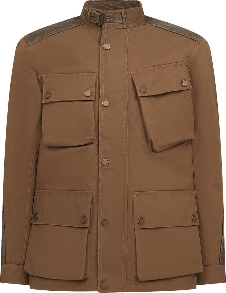Belstaff Trackmaster wasserdichte Motorrad Waxjacke, sand, S
