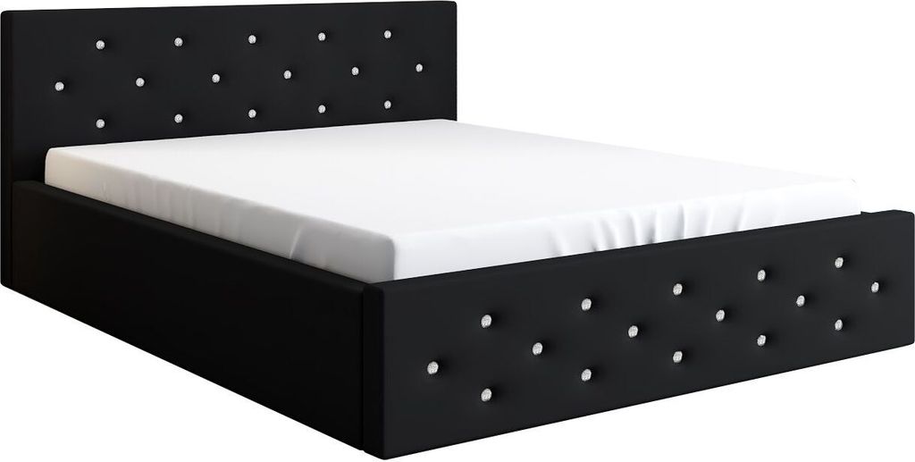 Polsterbett VALI 140 x 200 plus Matratze und Bettkasten. Möbel vom Hersteller- Handarbeit! Bett Komplett-Set mit Matratze,Bettkasten, Lattenrost &...
